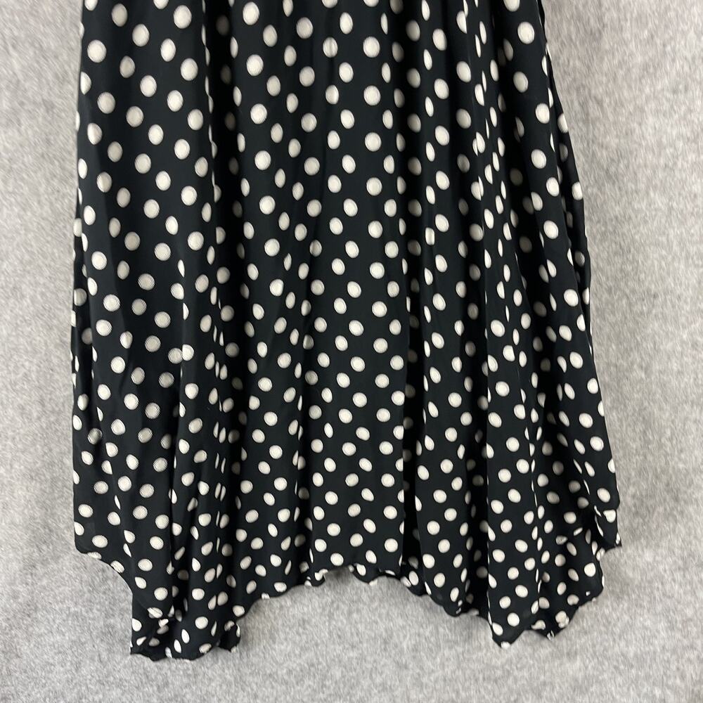 Anthropologie Maeve Dress‎ Womens 6 Polka Dot Off the Shoulder Belted Pocket - Picture 14 of 16
